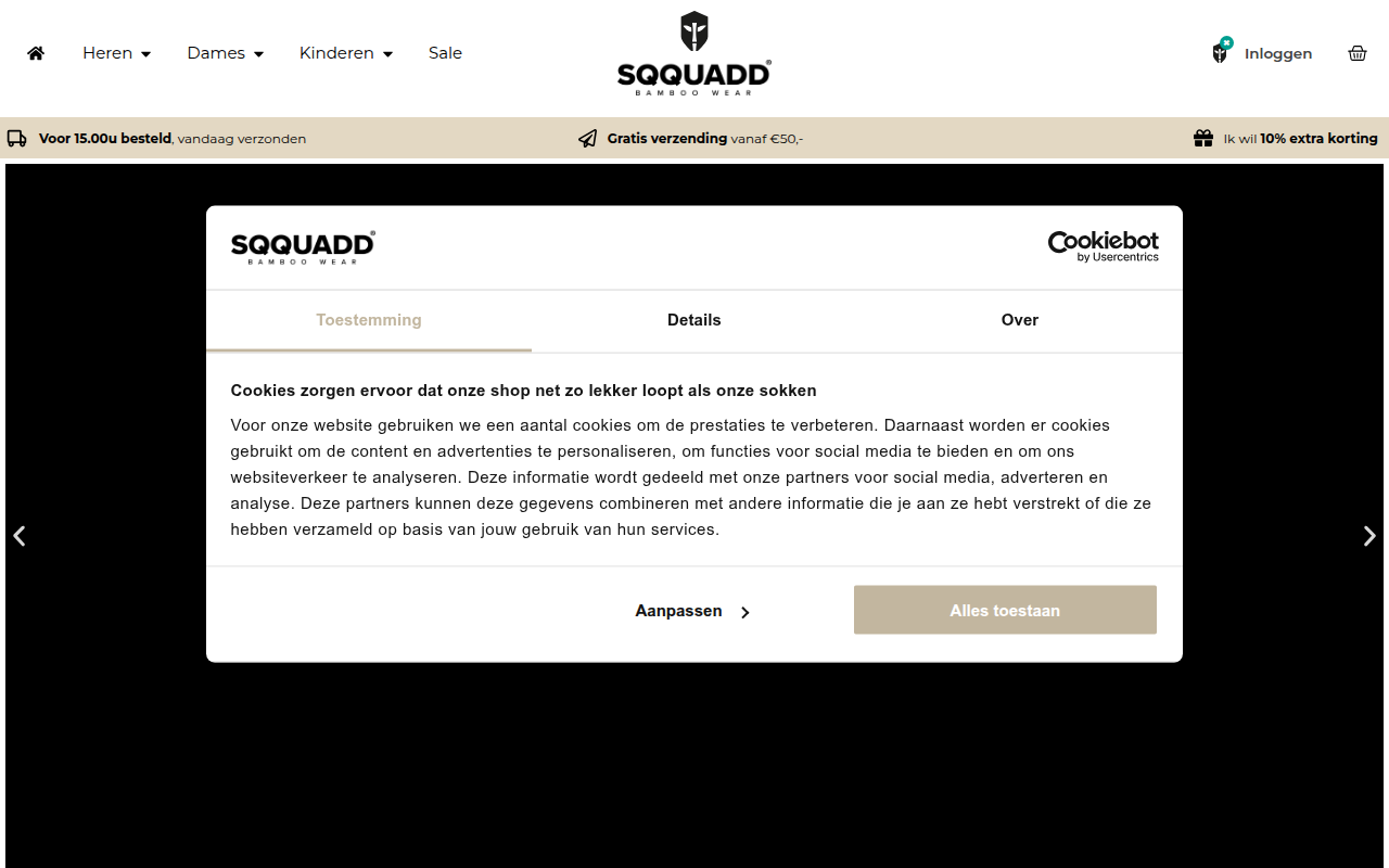 Screenshot van sqquadd.com