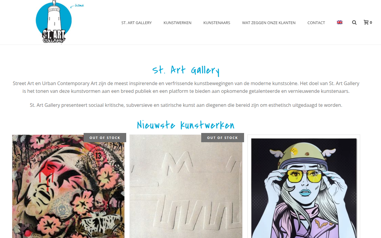 Screenshot van st-artgallery.nl