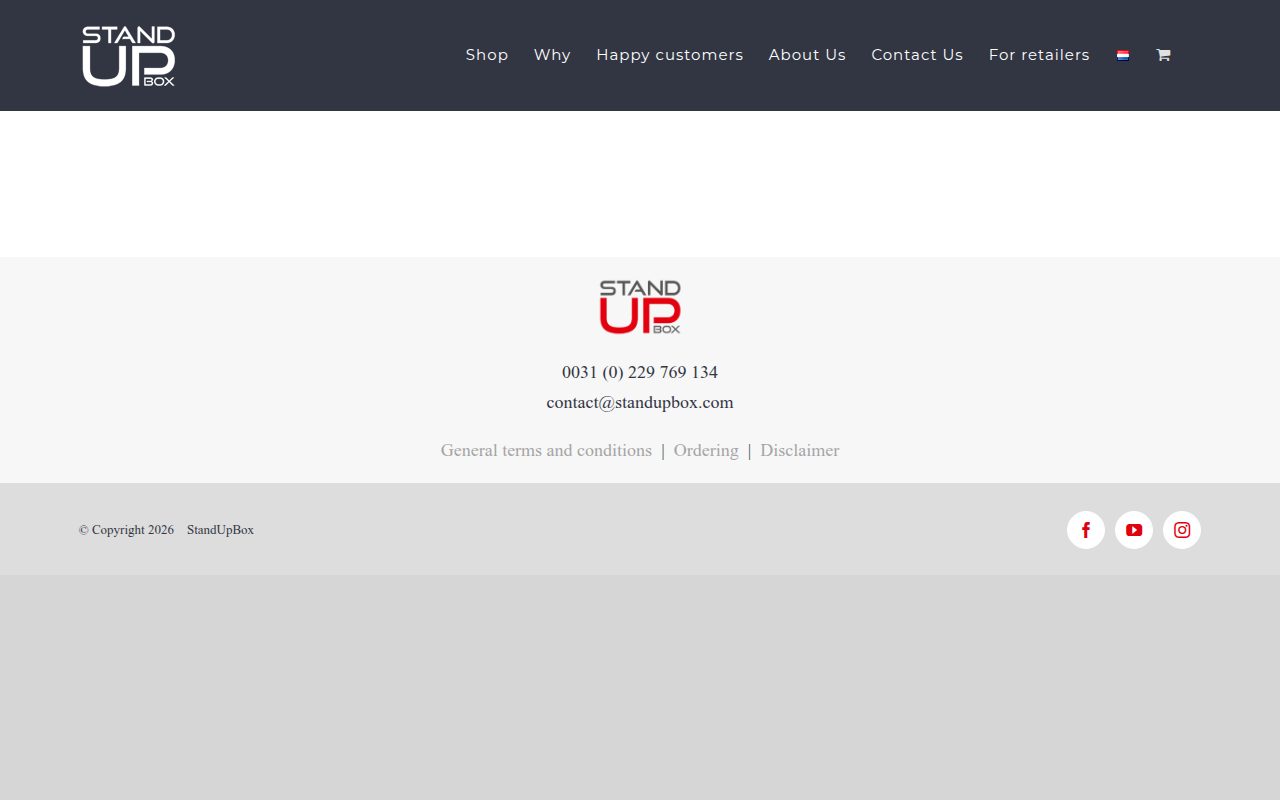 Screenshot van Standupbox