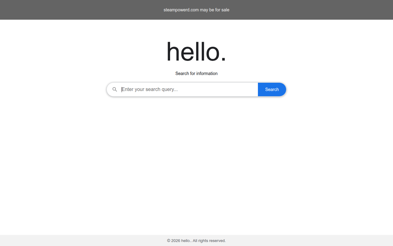 Screenshot van steampowerd.com