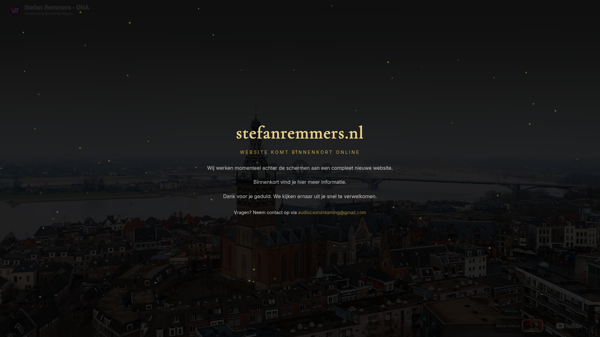 Screenshot van stefanremmers.nl