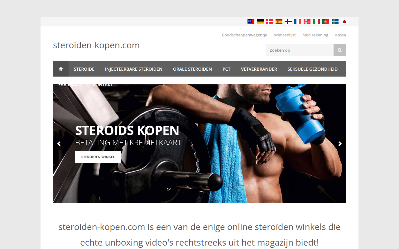 Screenshot van steroiden-kopen.com