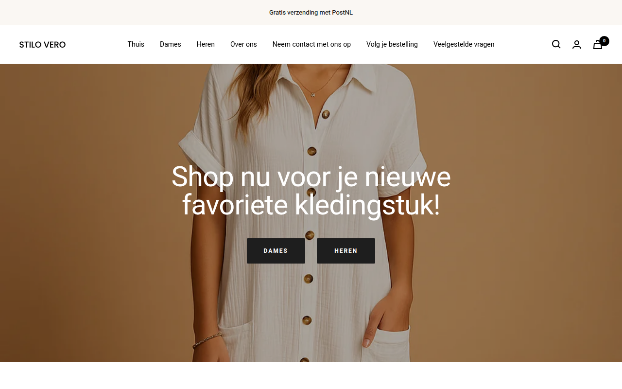 Screenshot van stilovero.shop
