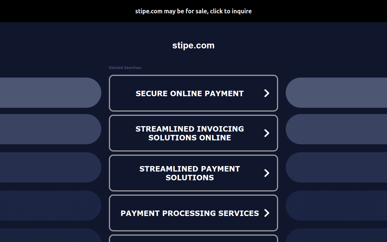 Screenshot van stipe.com