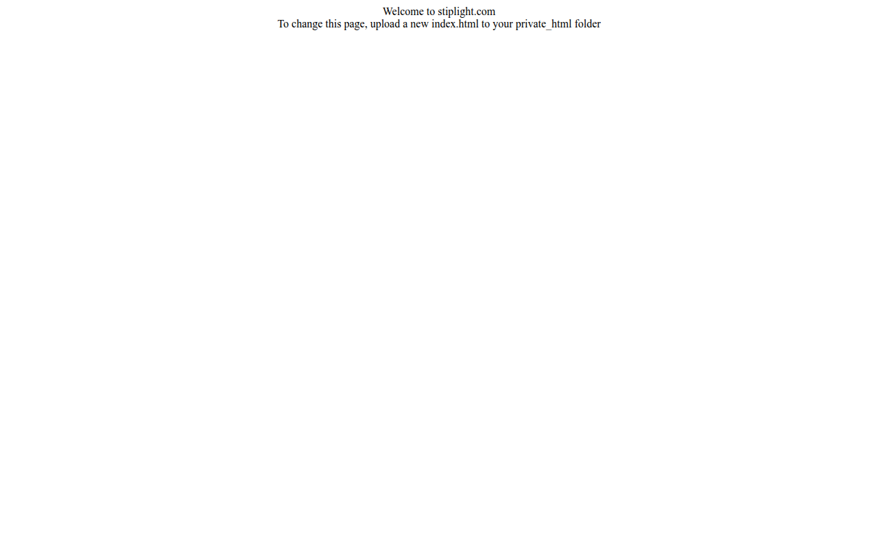 Screenshot van stiplight.com