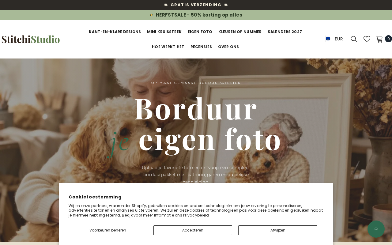 Screenshot van stitchistudio.com