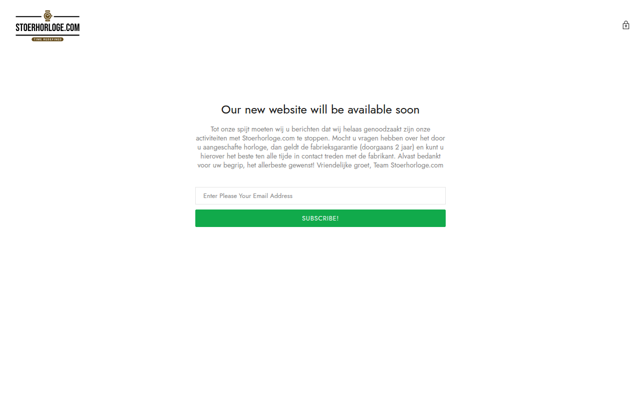 Screenshot van stoerhorloge.com