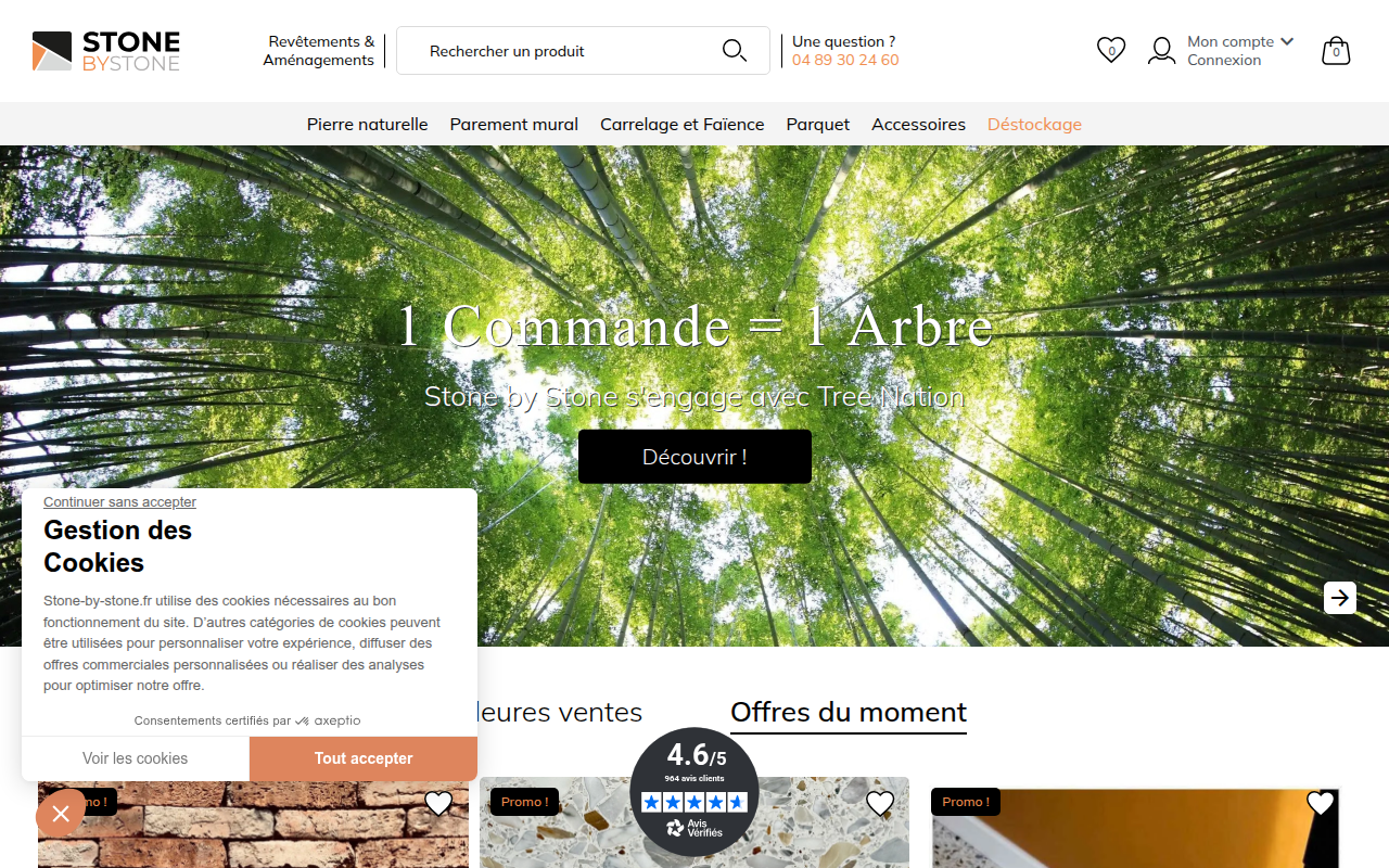 Screenshot van stone-by-stone.fr