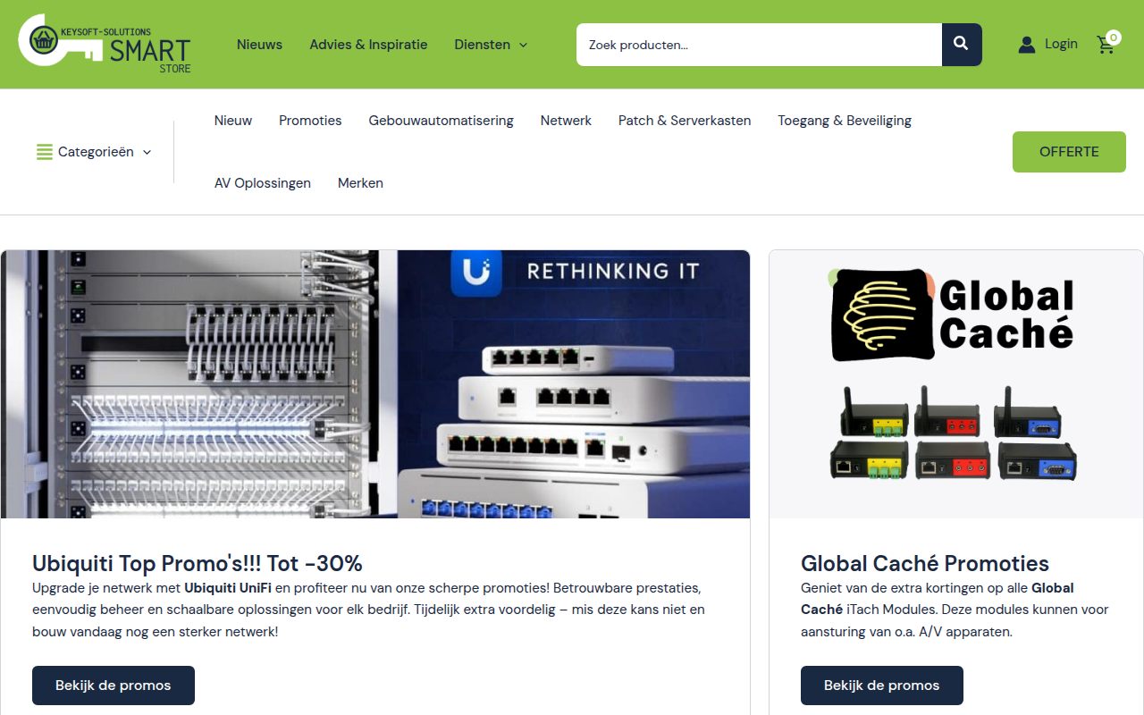 Screenshot van store.keysoft-solutions.be