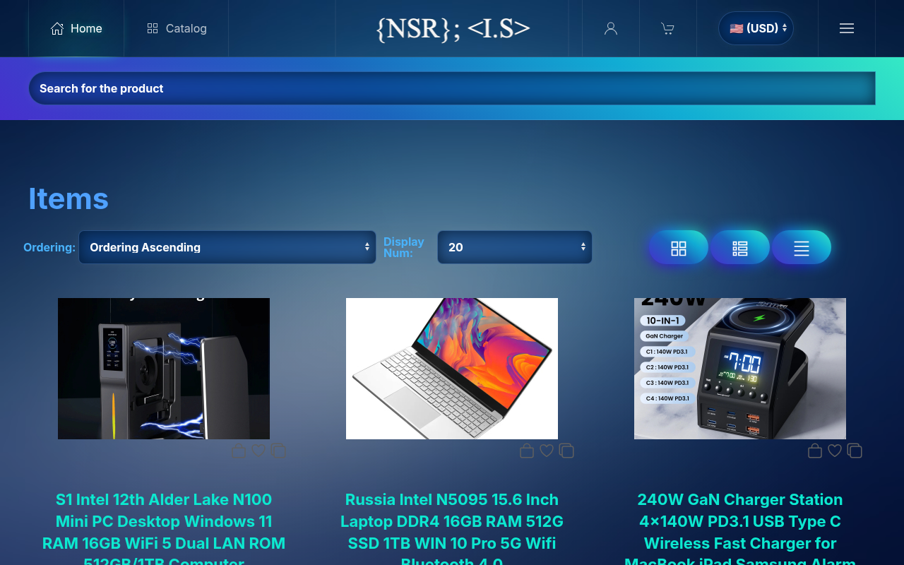 Screenshot van store.nsris.com