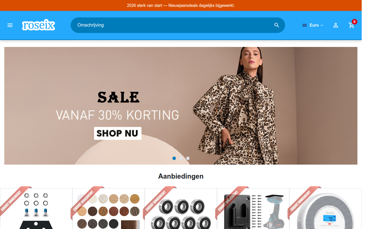 Screenshot van Klussen &amp; Gereedschap – Professioneel gereedschap, doe-het-zelf benodigdheden, bouwmaterialen en slimme oplossingen voor elk klus- en renovatieproject