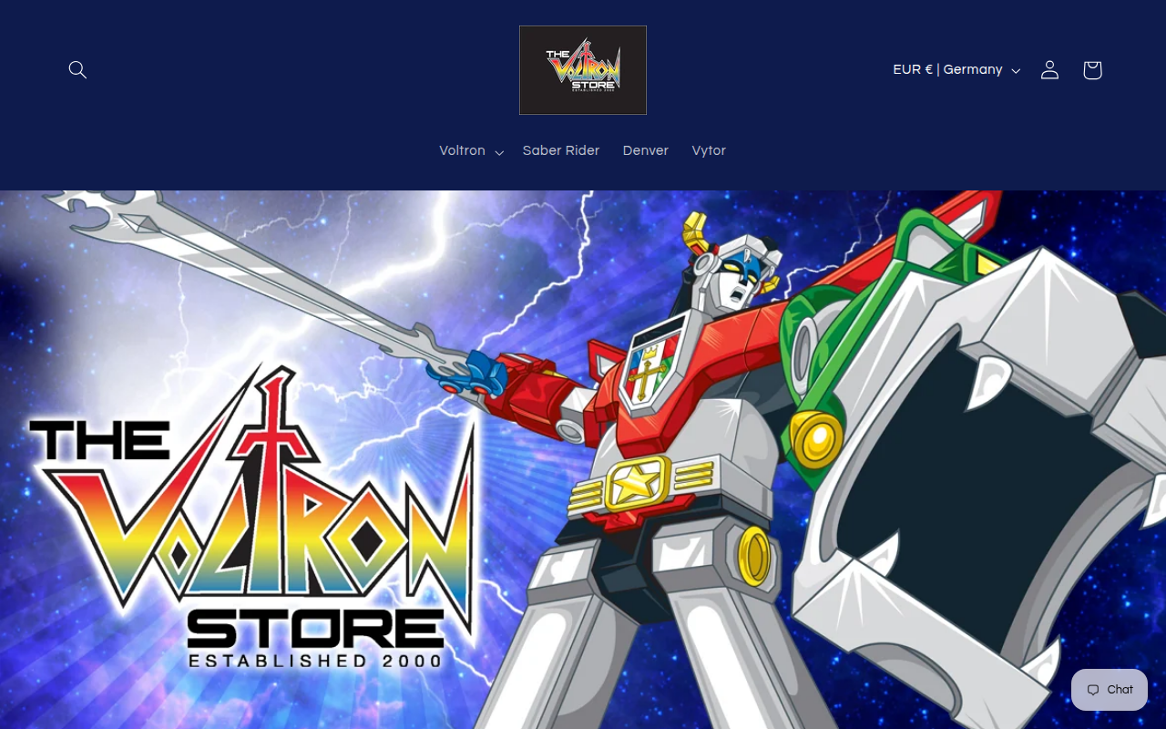 Screenshot van store.voltron.com