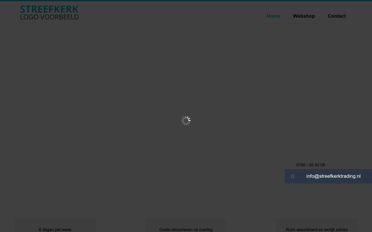 Screenshot van Bestel veiligheidsproducten online | Streefkerk Trading