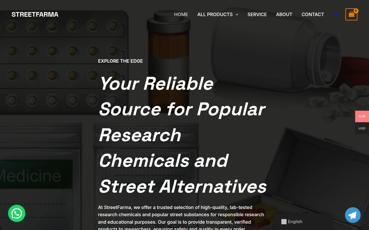 Screenshot van streetfarma.com