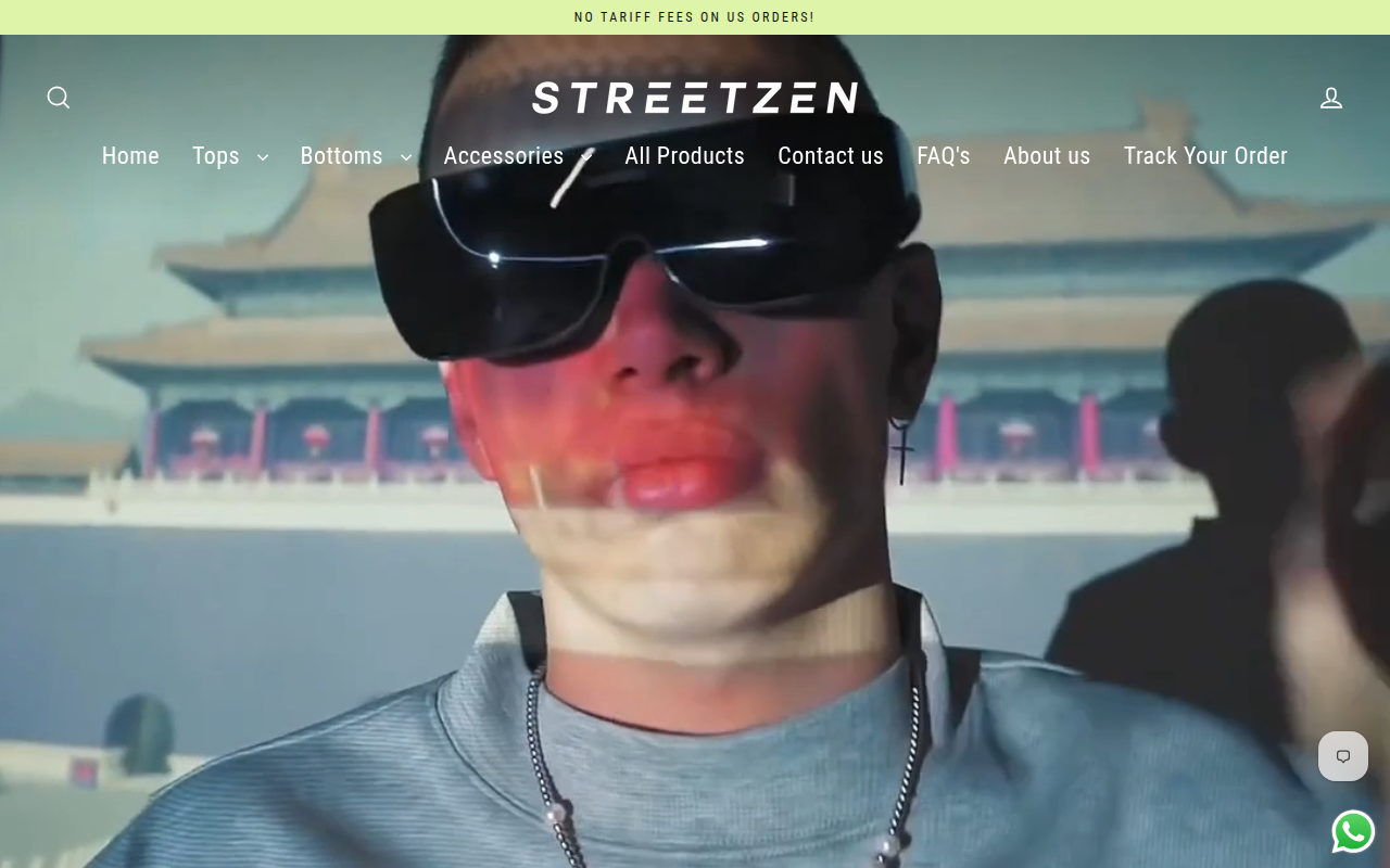 Screenshot van streetzen.co