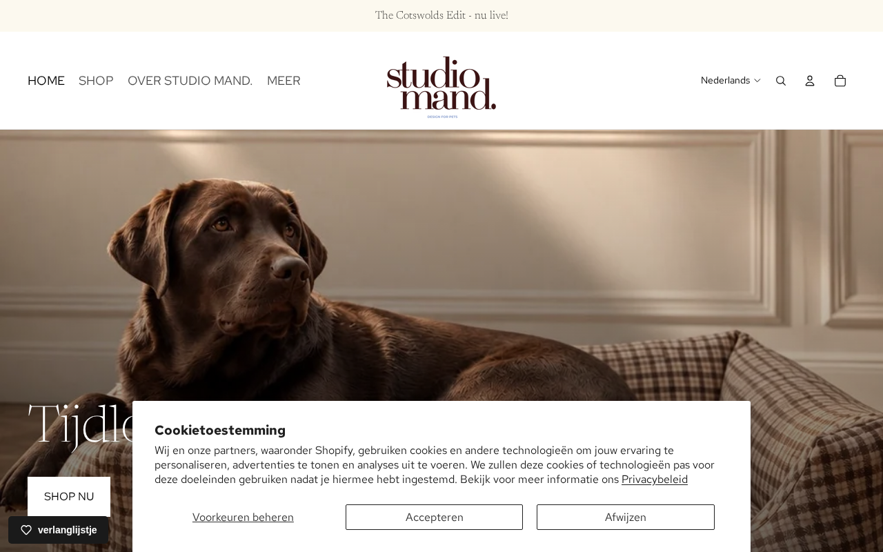Screenshot van studiomand.nl