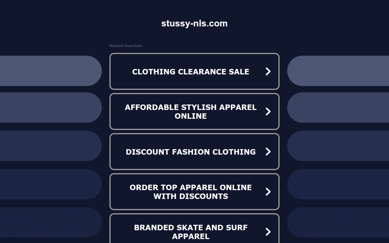 Screenshot van stussy-nls.com