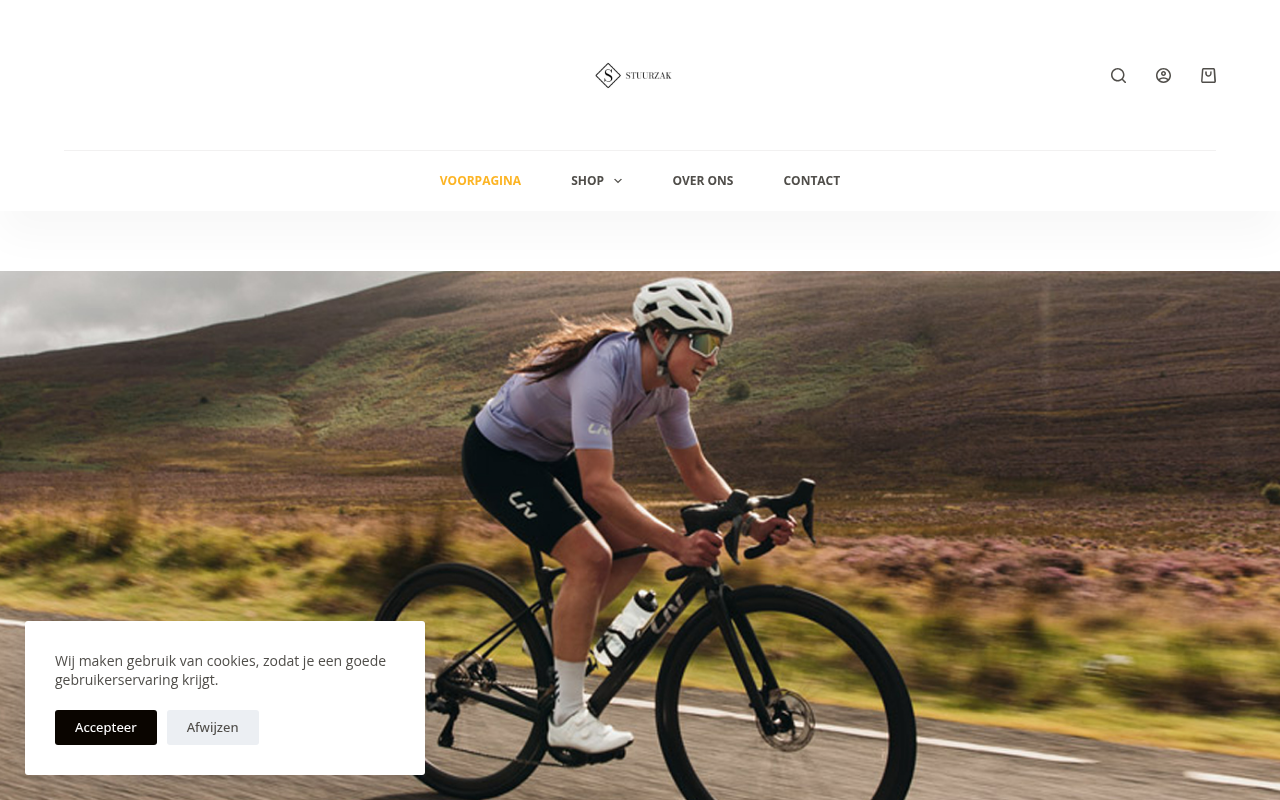 Screenshot van stuurzak.com