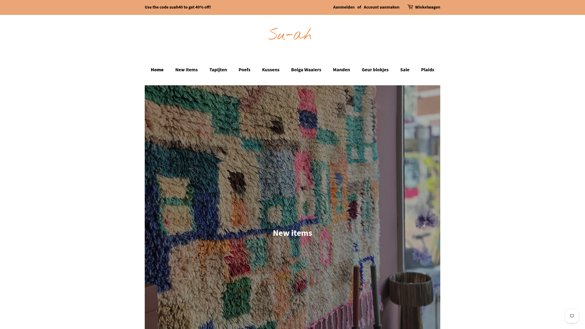 Screenshot van su-ah.nl
