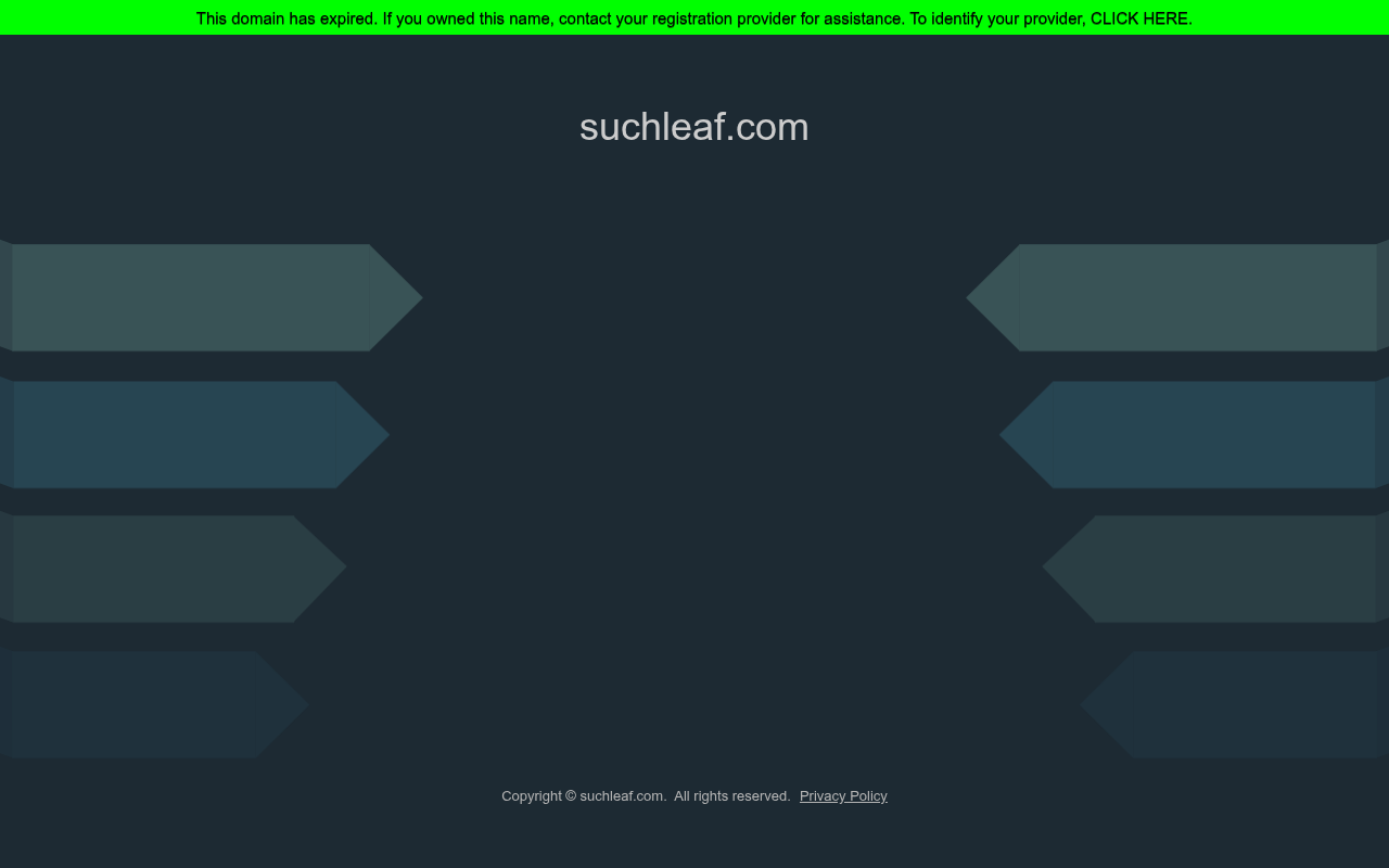 Screenshot van suchleaf.com