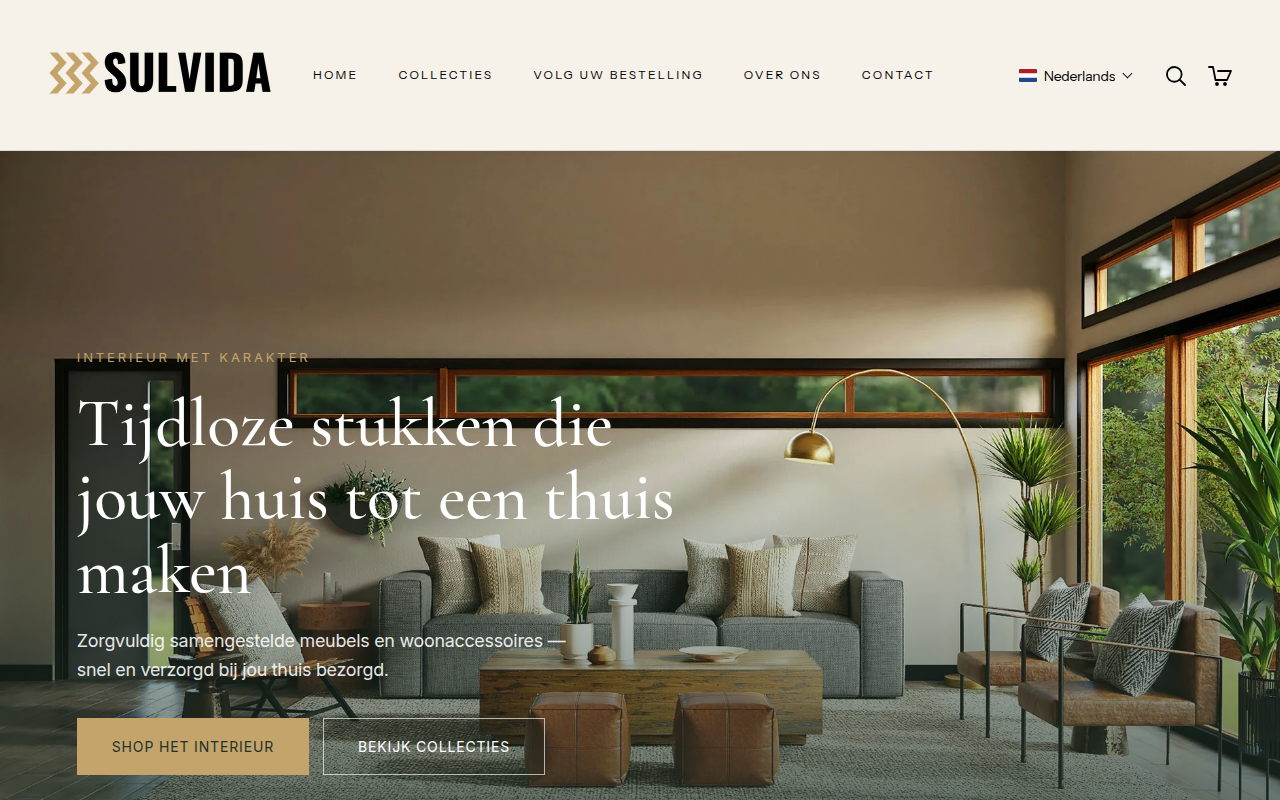 Screenshot van sulvida.com
