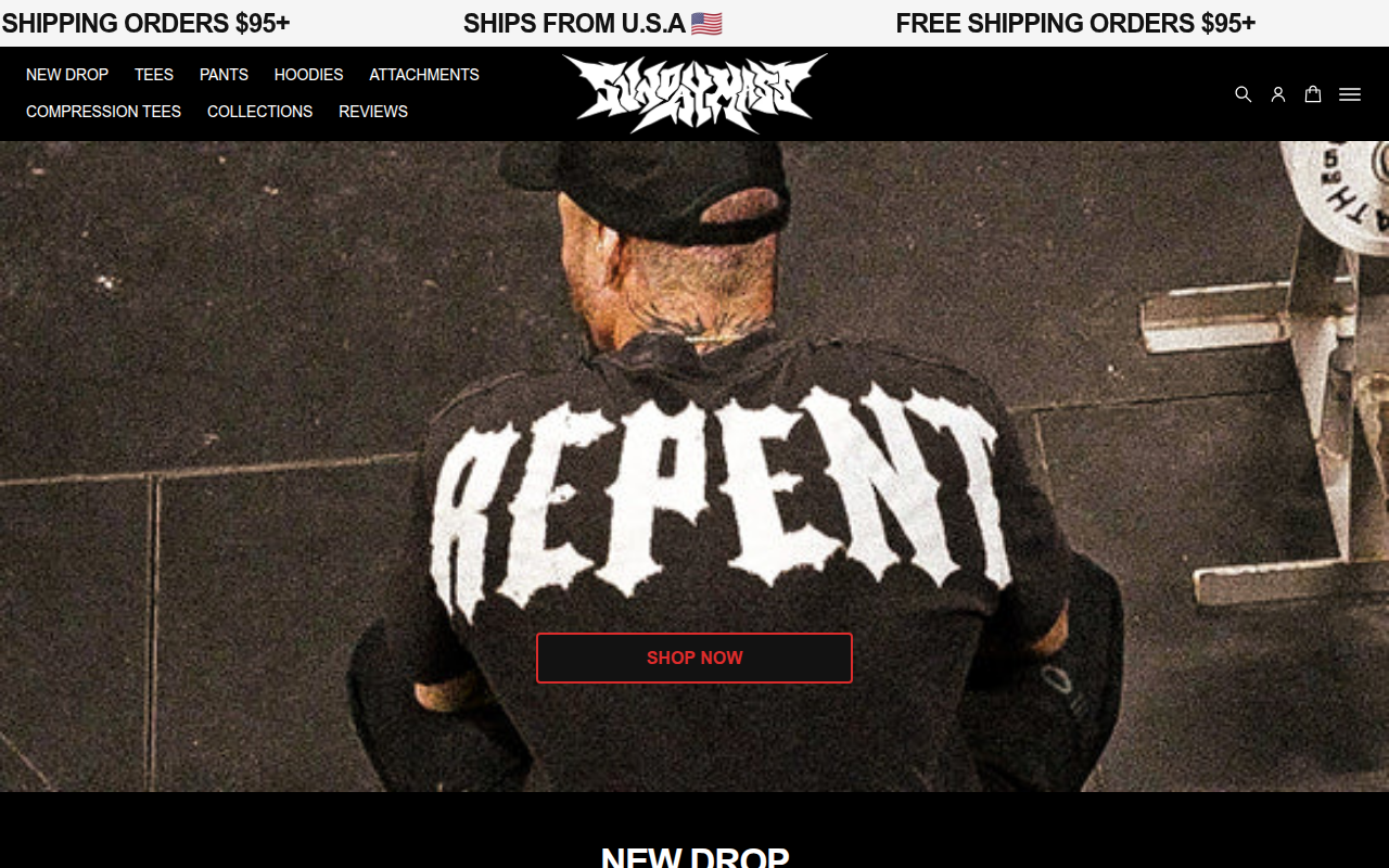 Screenshot van sundaymass.store