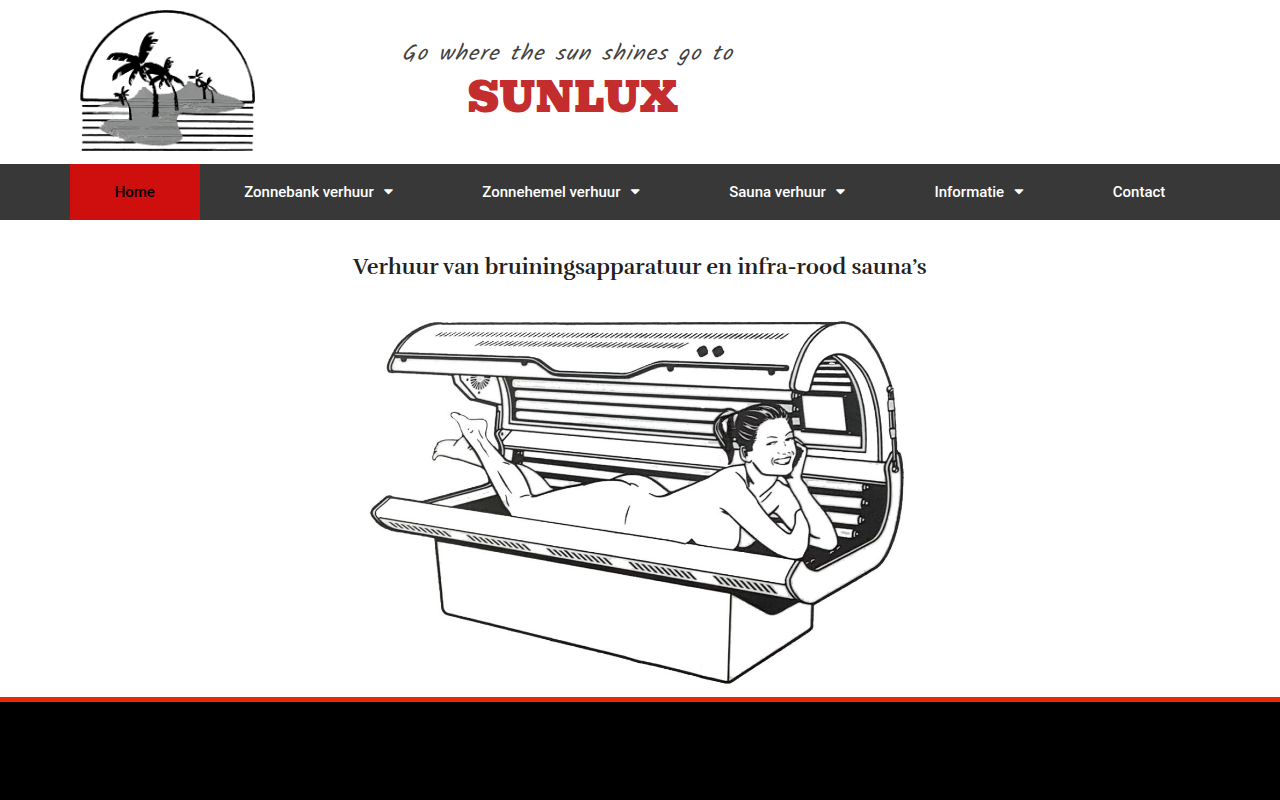 Screenshot van sunluxemmen.nl