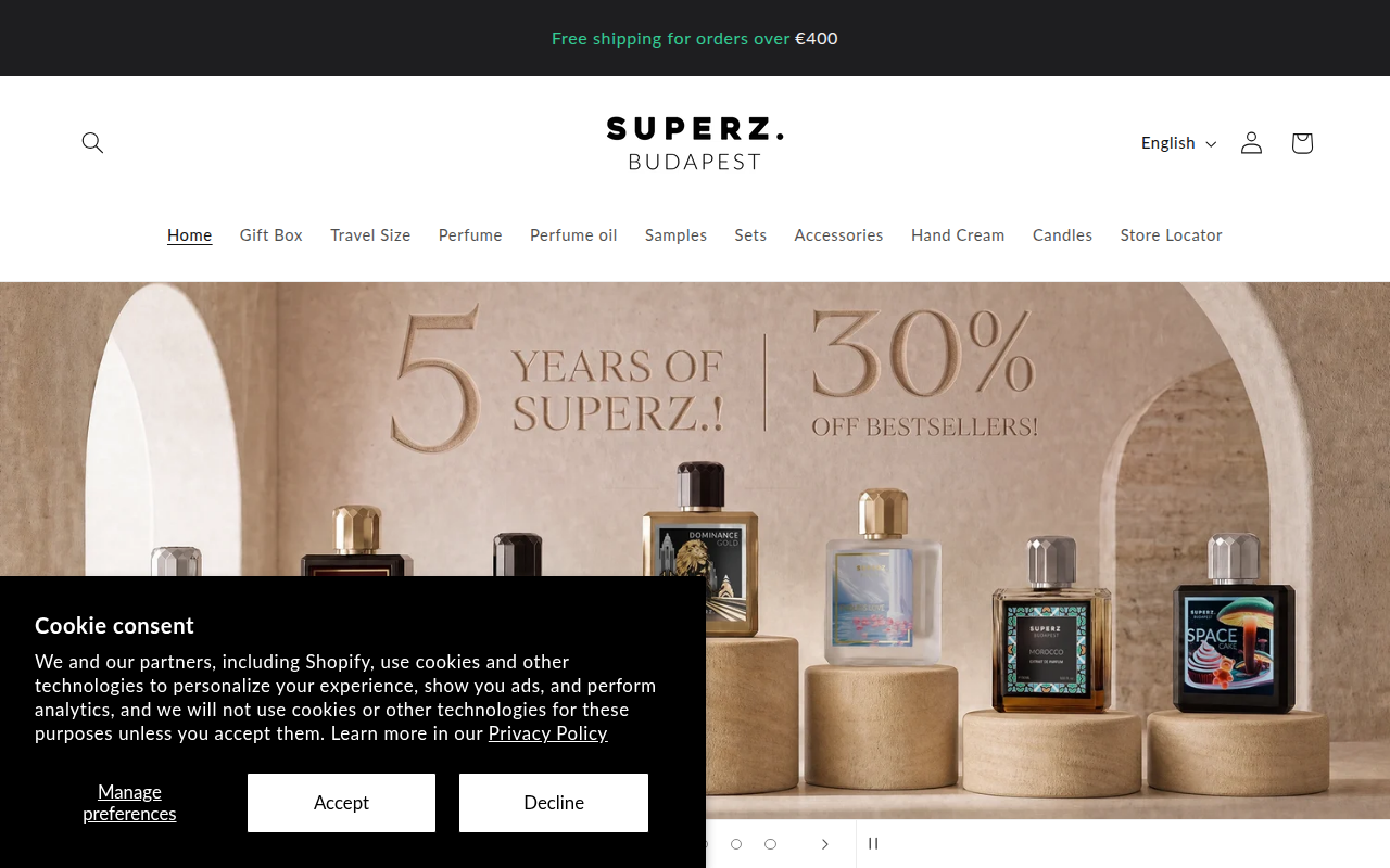 Screenshot van superz.com