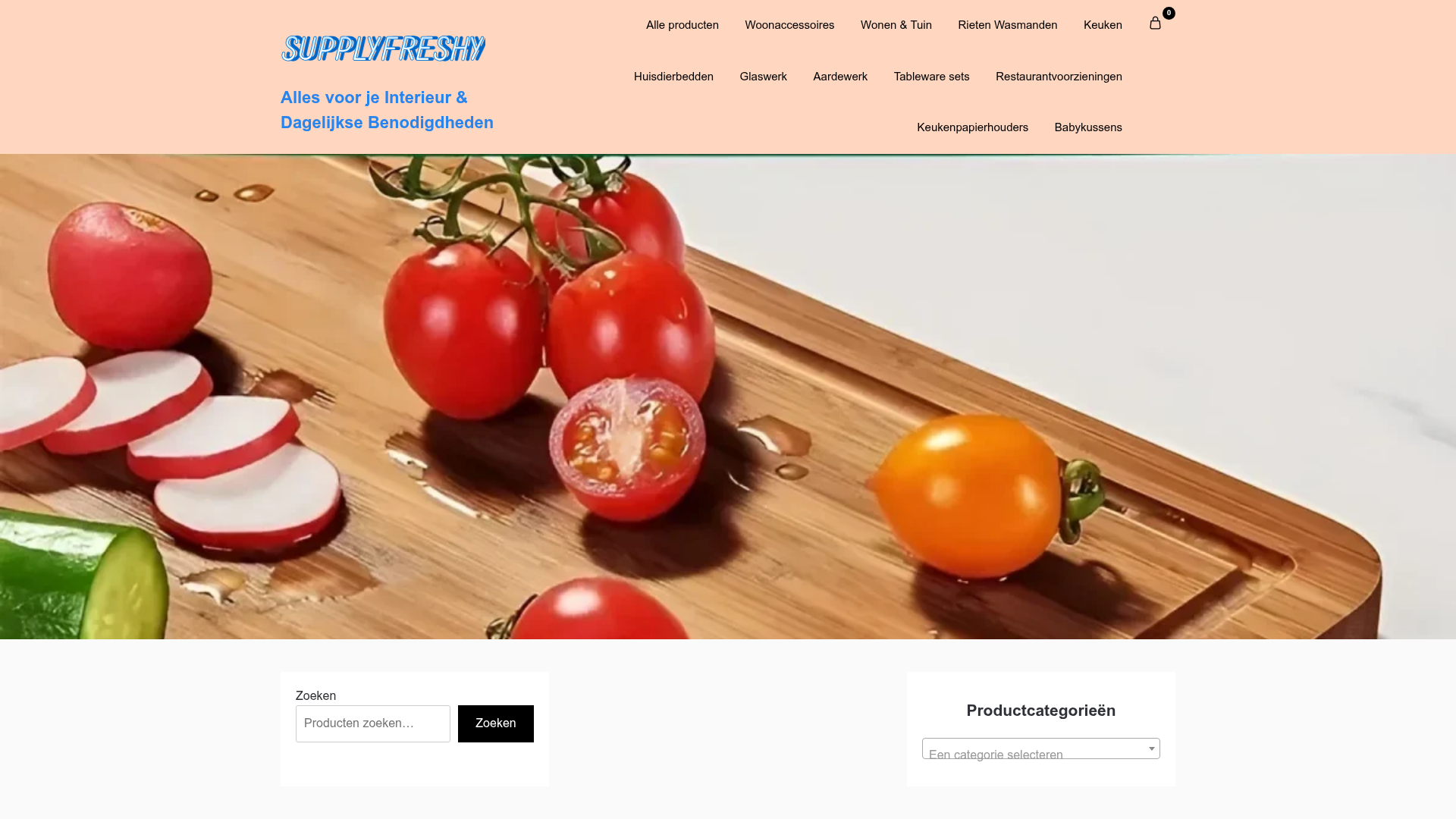 Screenshot van supplyfreshy.com
