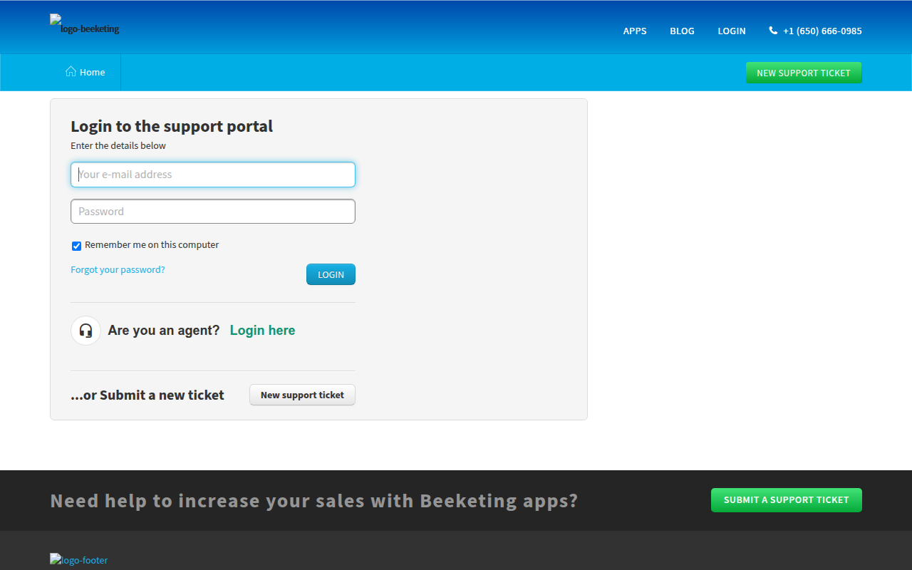 Screenshot van support.beeketing.com
