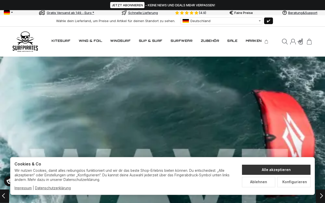 Screenshot van surfpirates.de