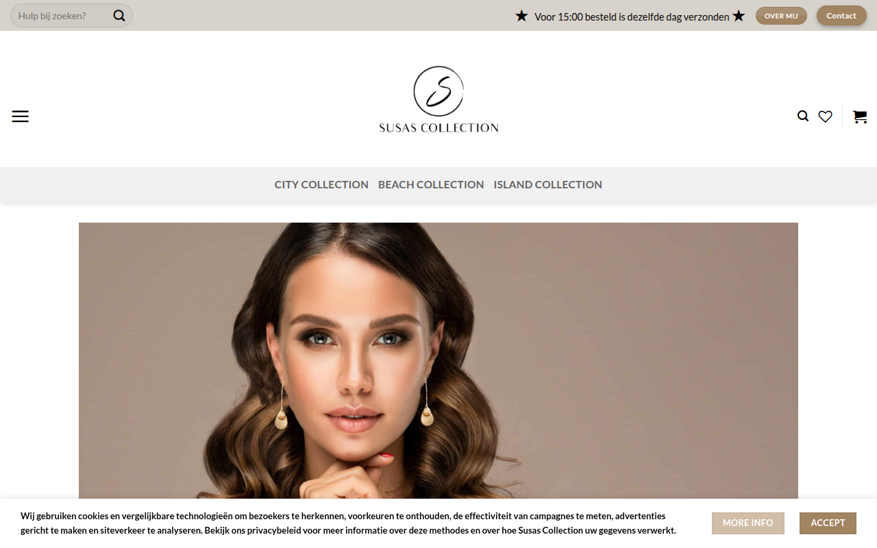 Screenshot van susascollection.com