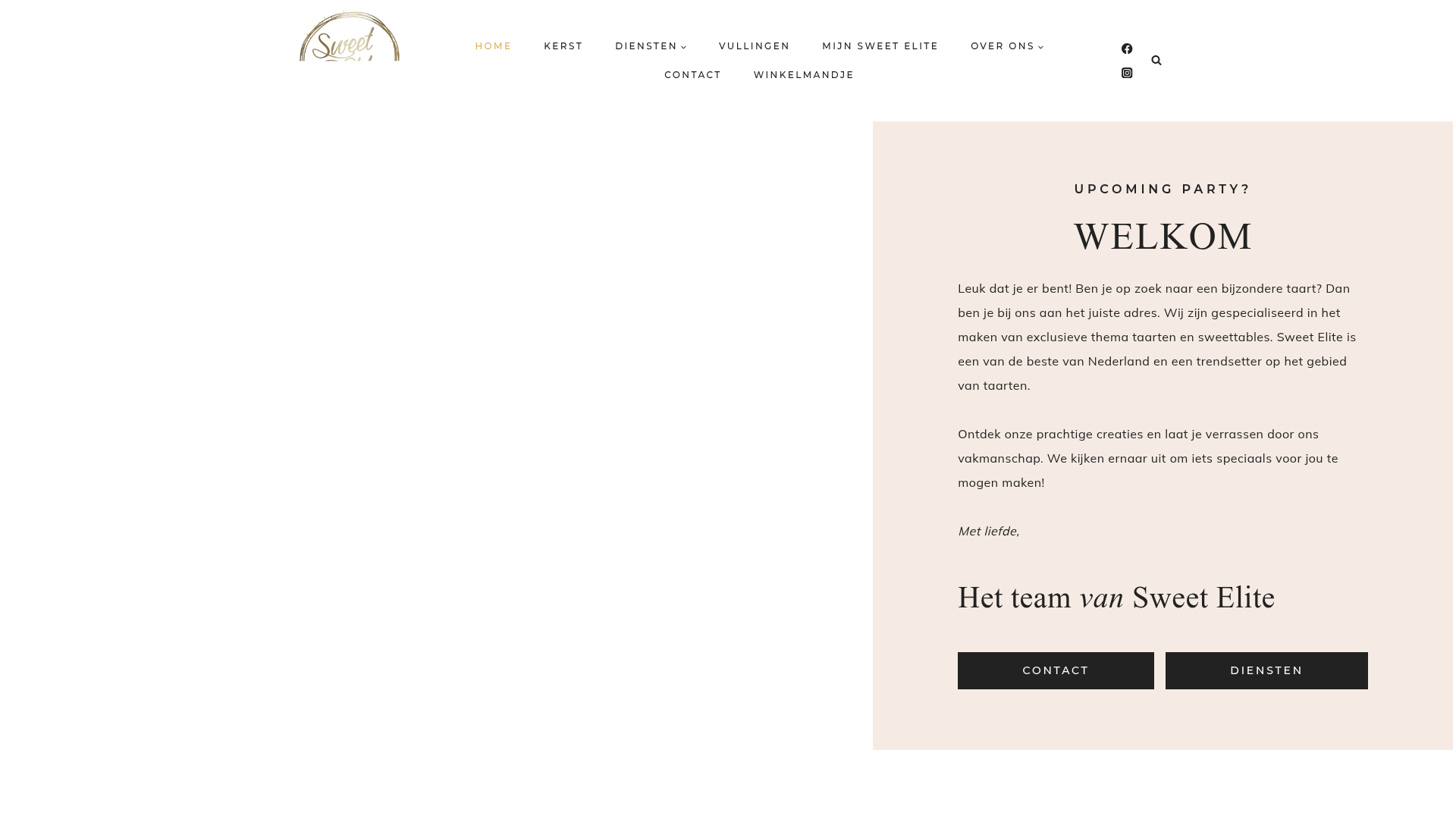 Screenshot van sweetelite.nl