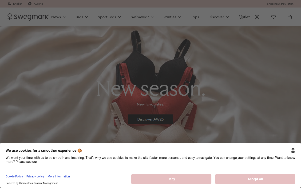 Screenshot van swegmark.com