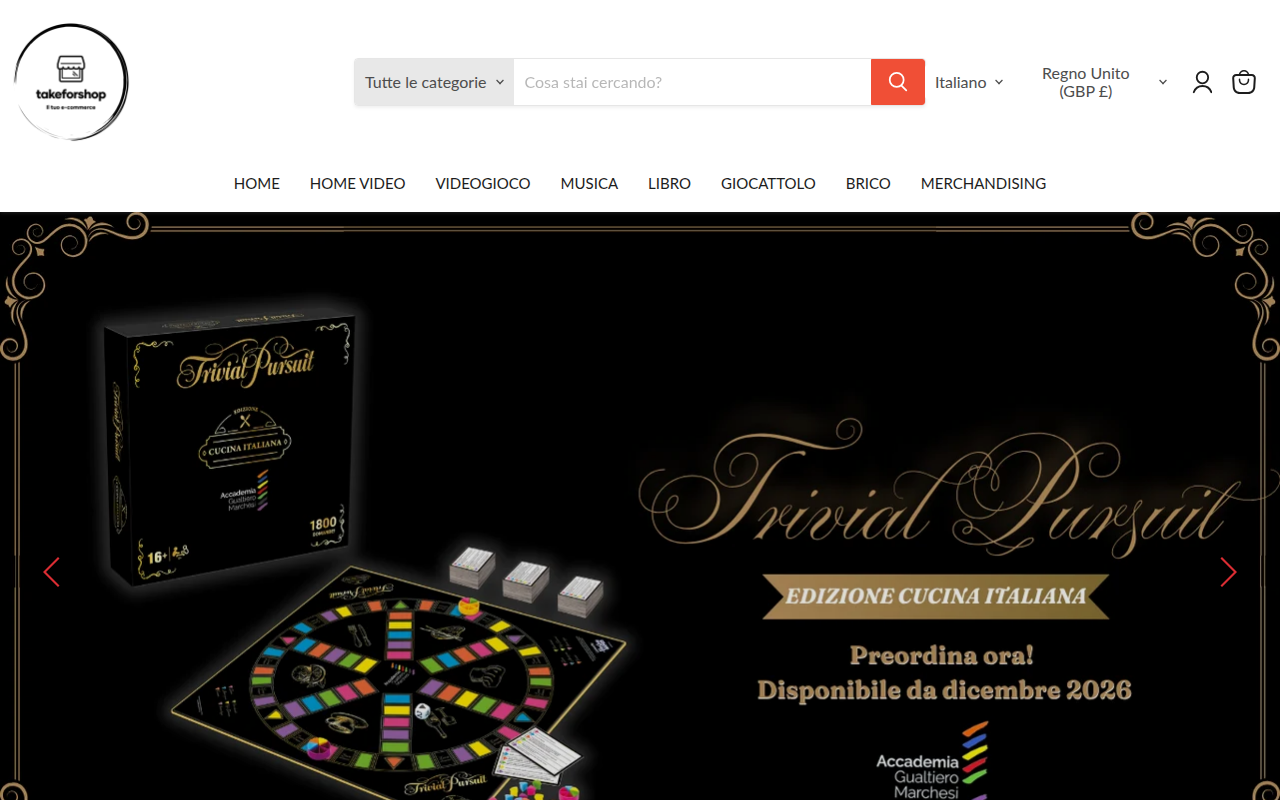 Screenshot van takeforshop.com
