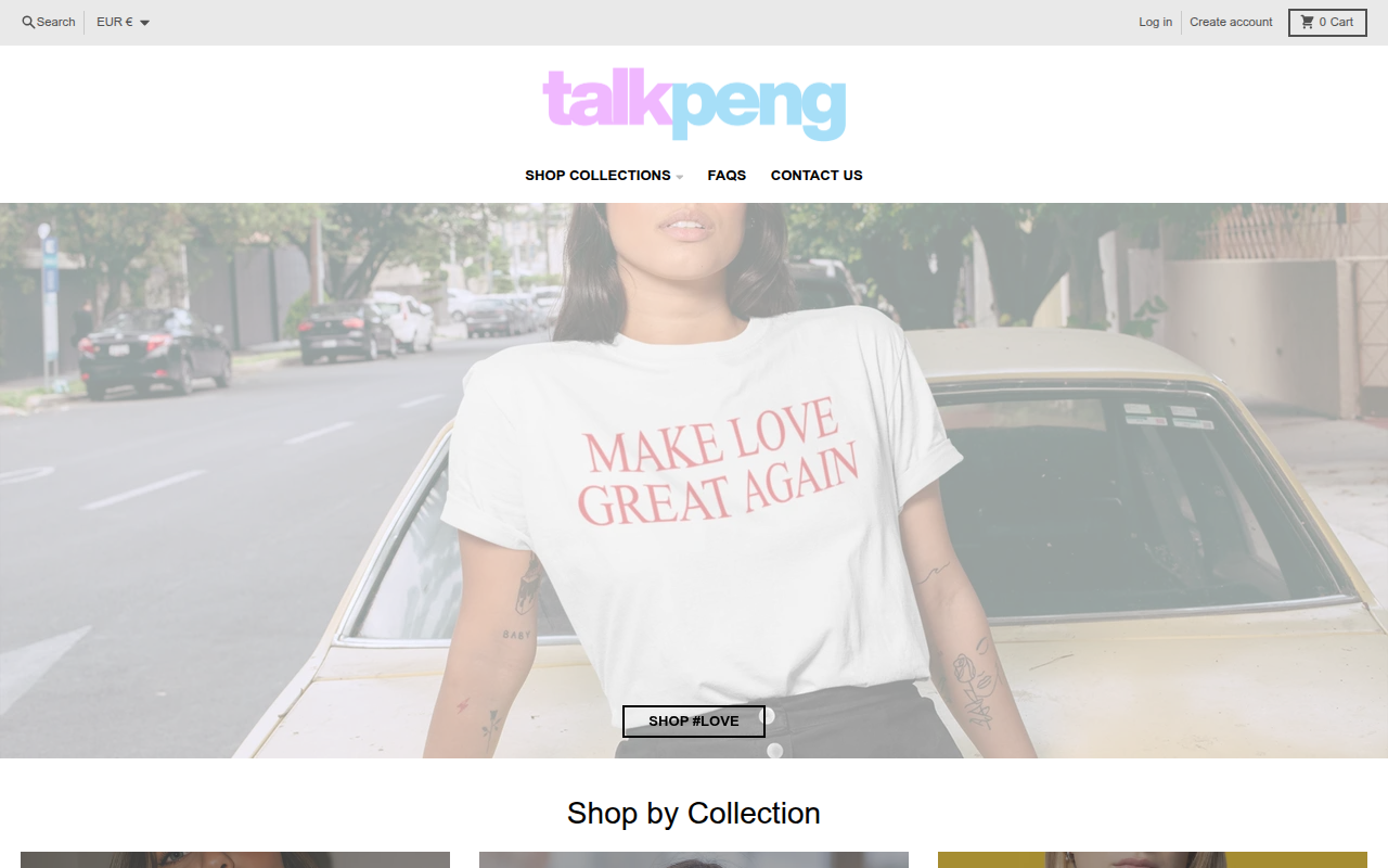 Screenshot van talkpeng.com
