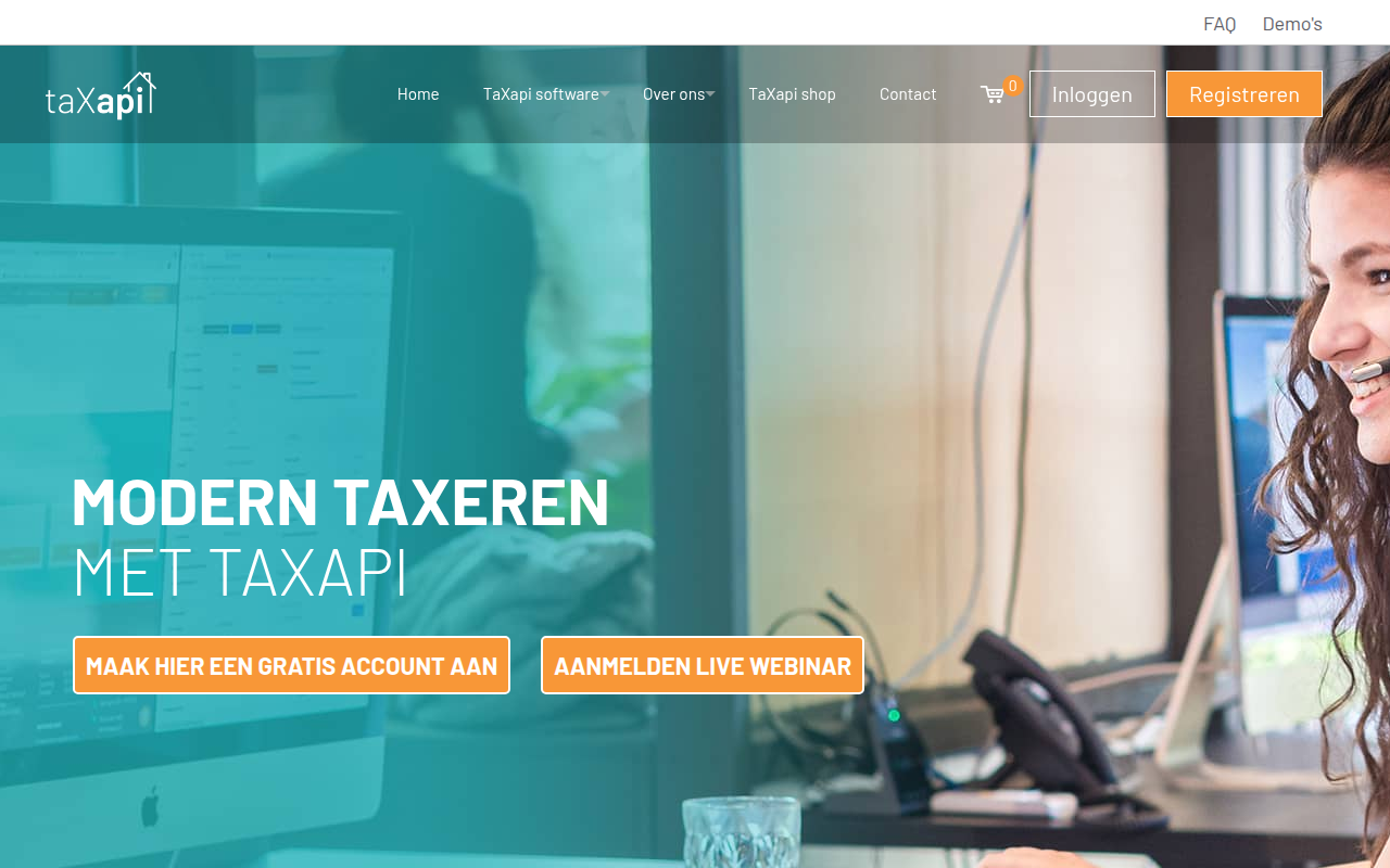 Screenshot van Taxapi