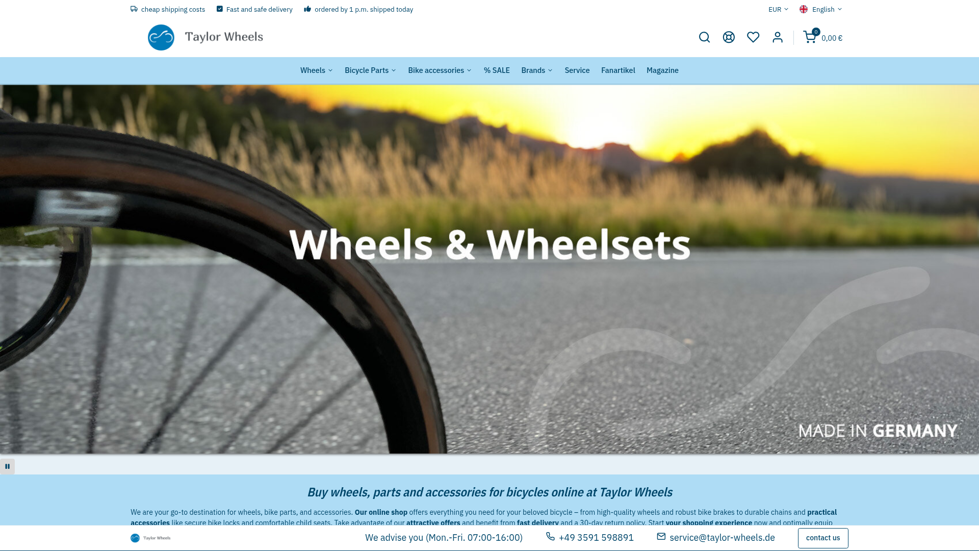 Screenshot van taylor-wheels.nl