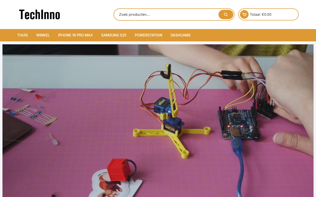 Screenshot van technologieeninnovatie.com