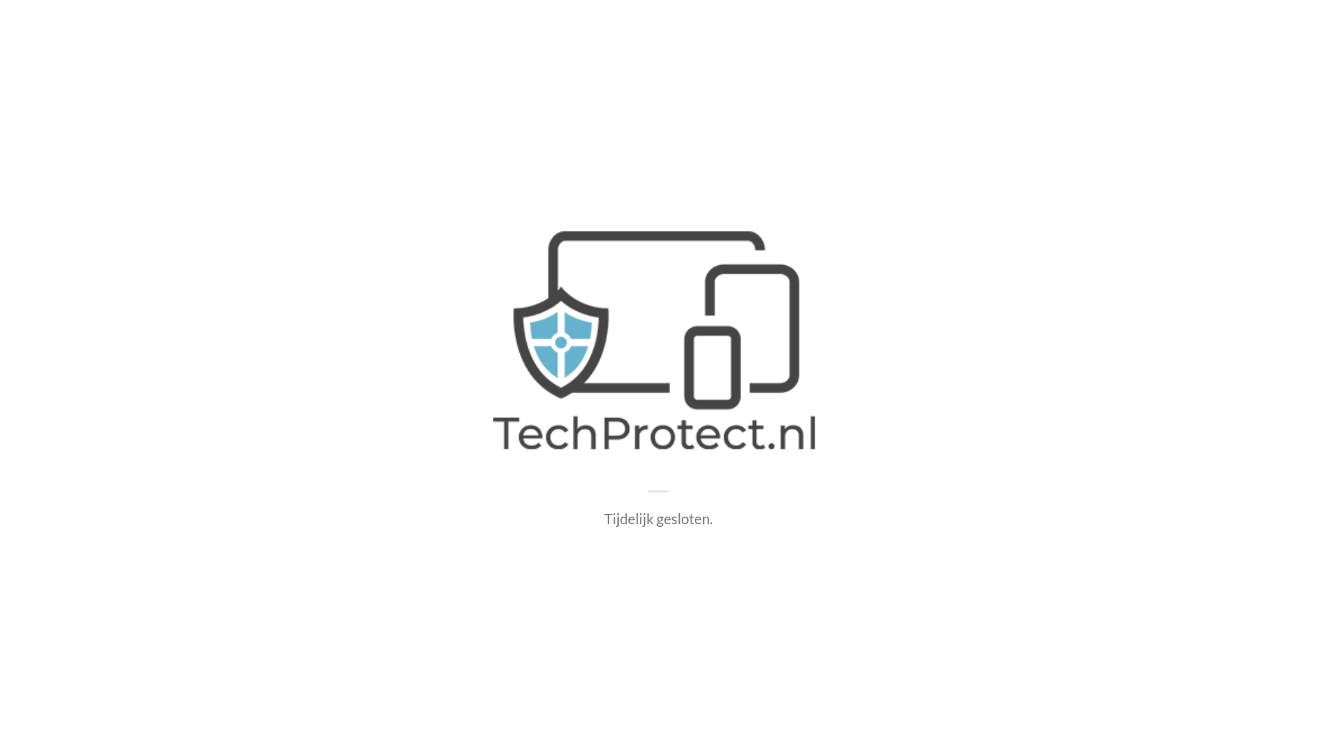 Screenshot van techprotect.nl