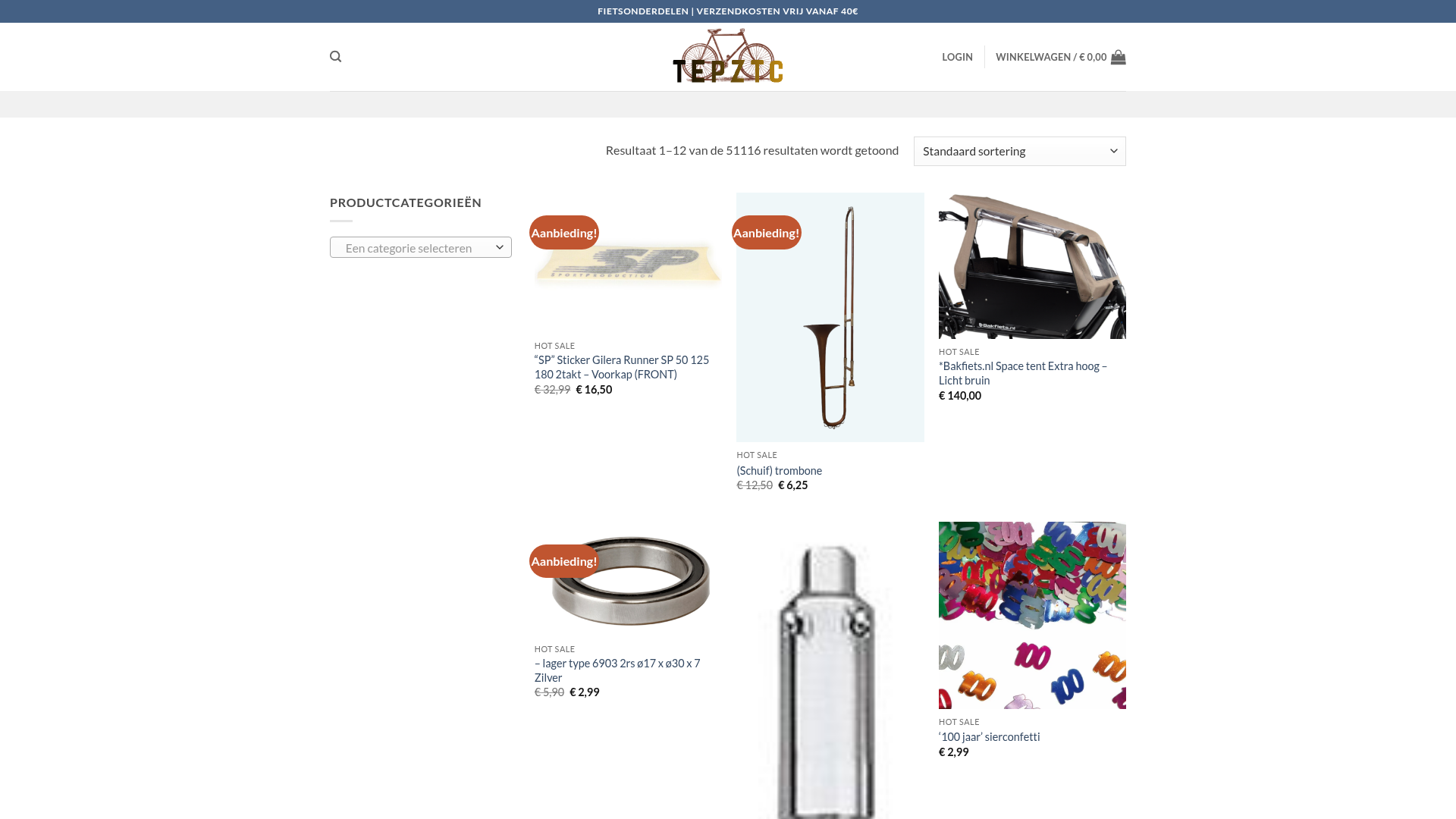 Screenshot van tepztc.com
