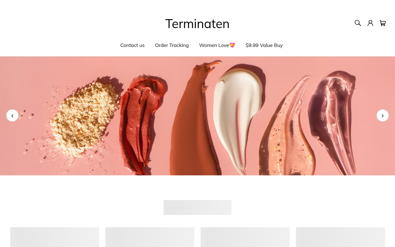 Screenshot van terminaten.com