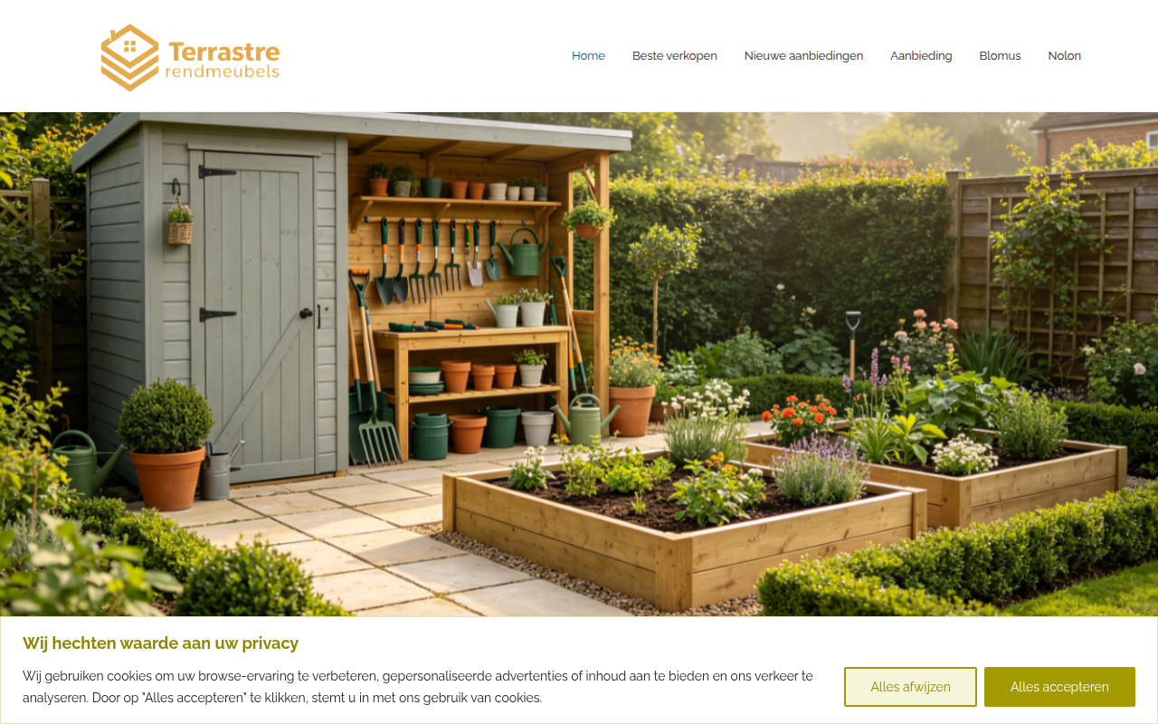 Screenshot van terrastrendmeubels.com