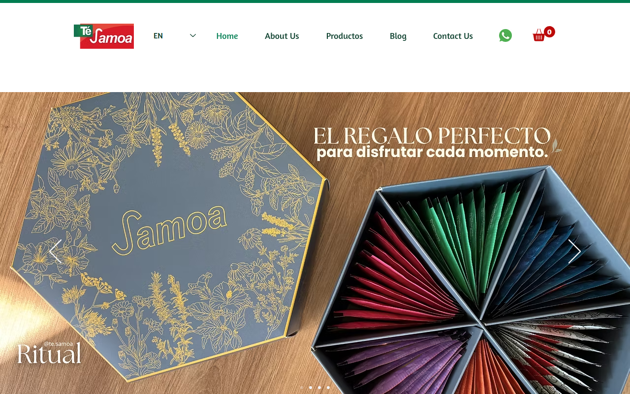 Screenshot van tesamoa.com