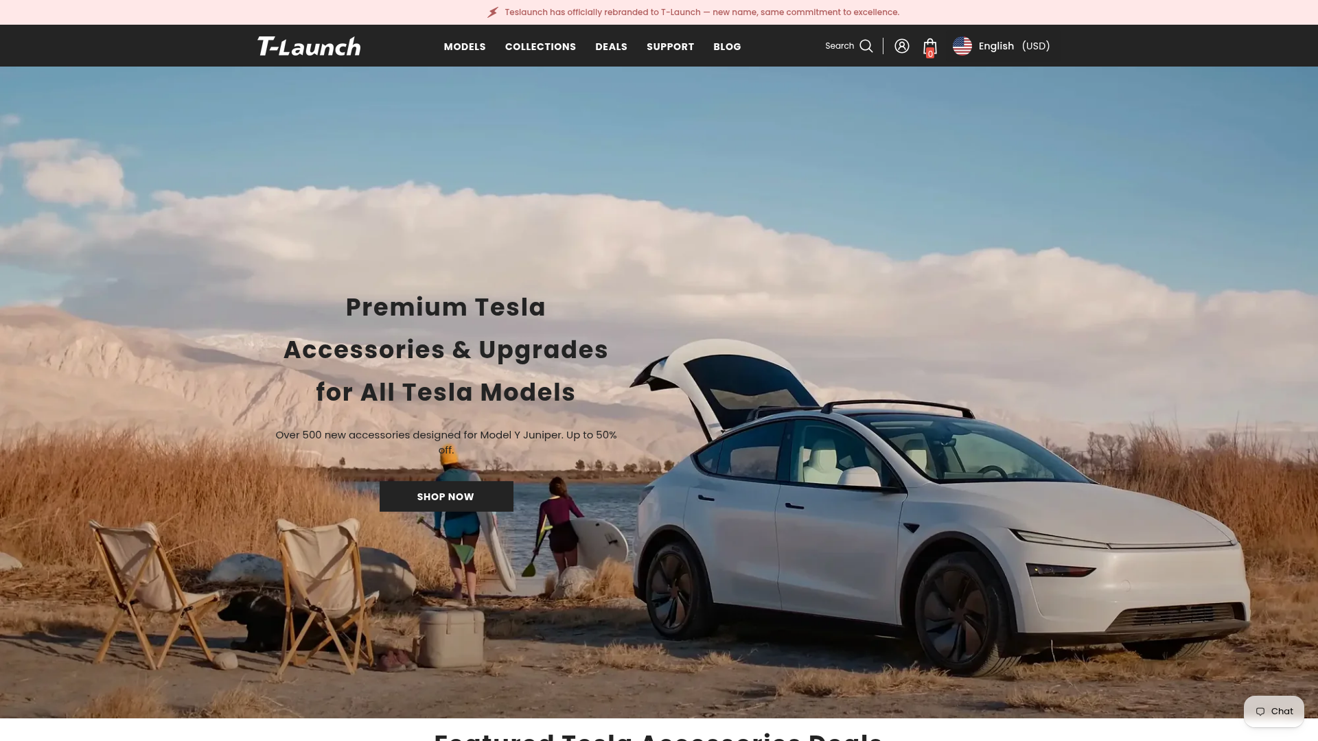 Screenshot van teslaunch.net