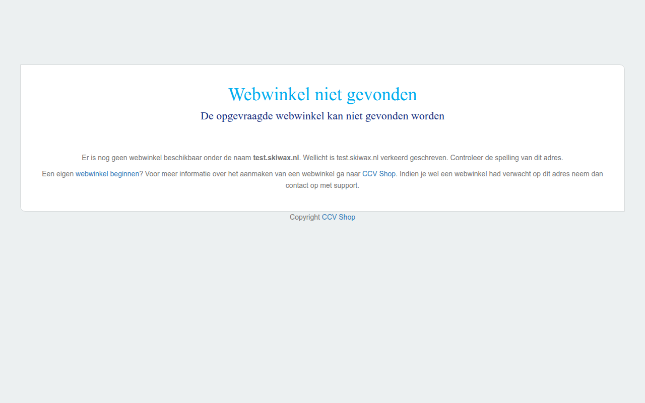 Screenshot van test.skiwax.nl