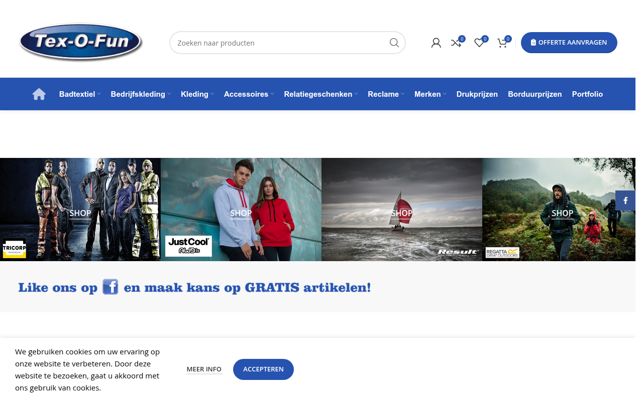 Screenshot van tex-o-fun.nl