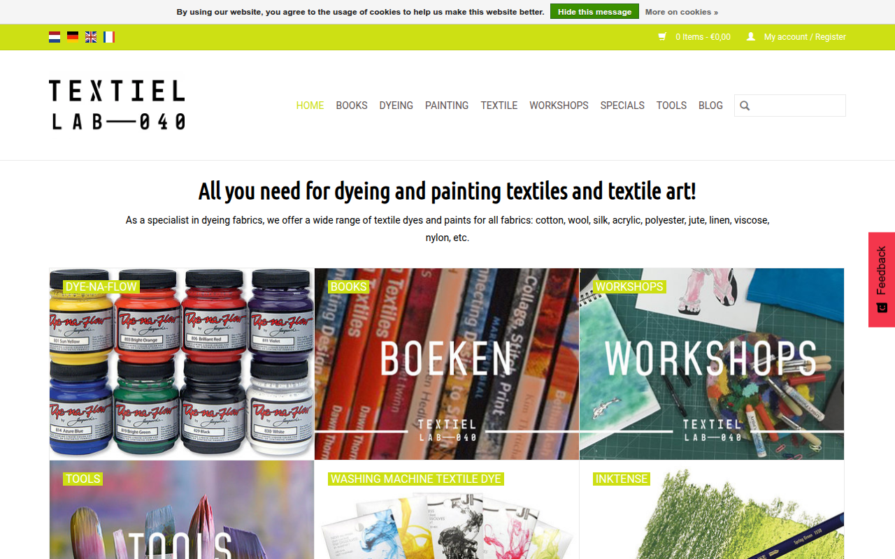 Screenshot van textiellab-040.nl
