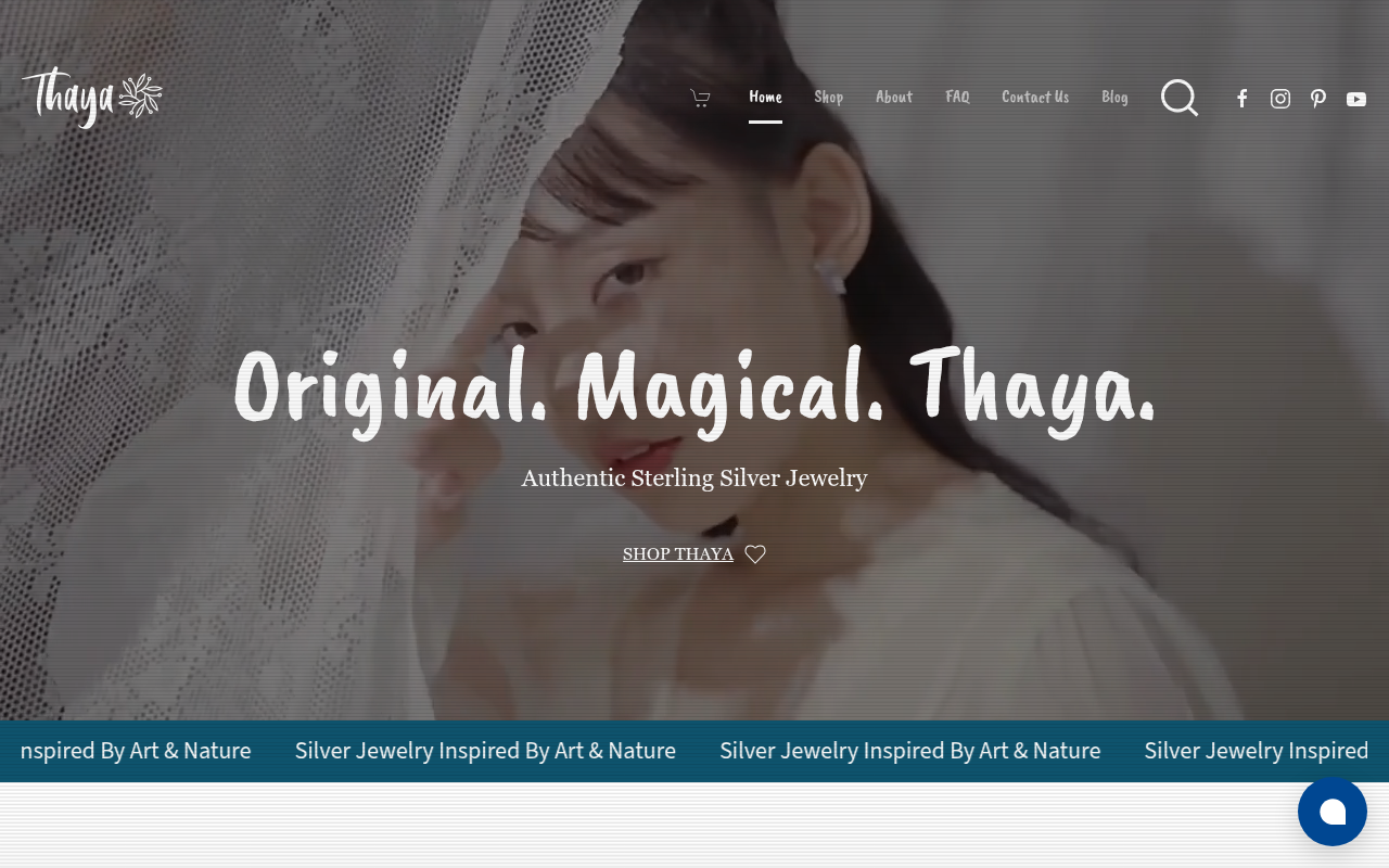 Screenshot van thayajewels.com