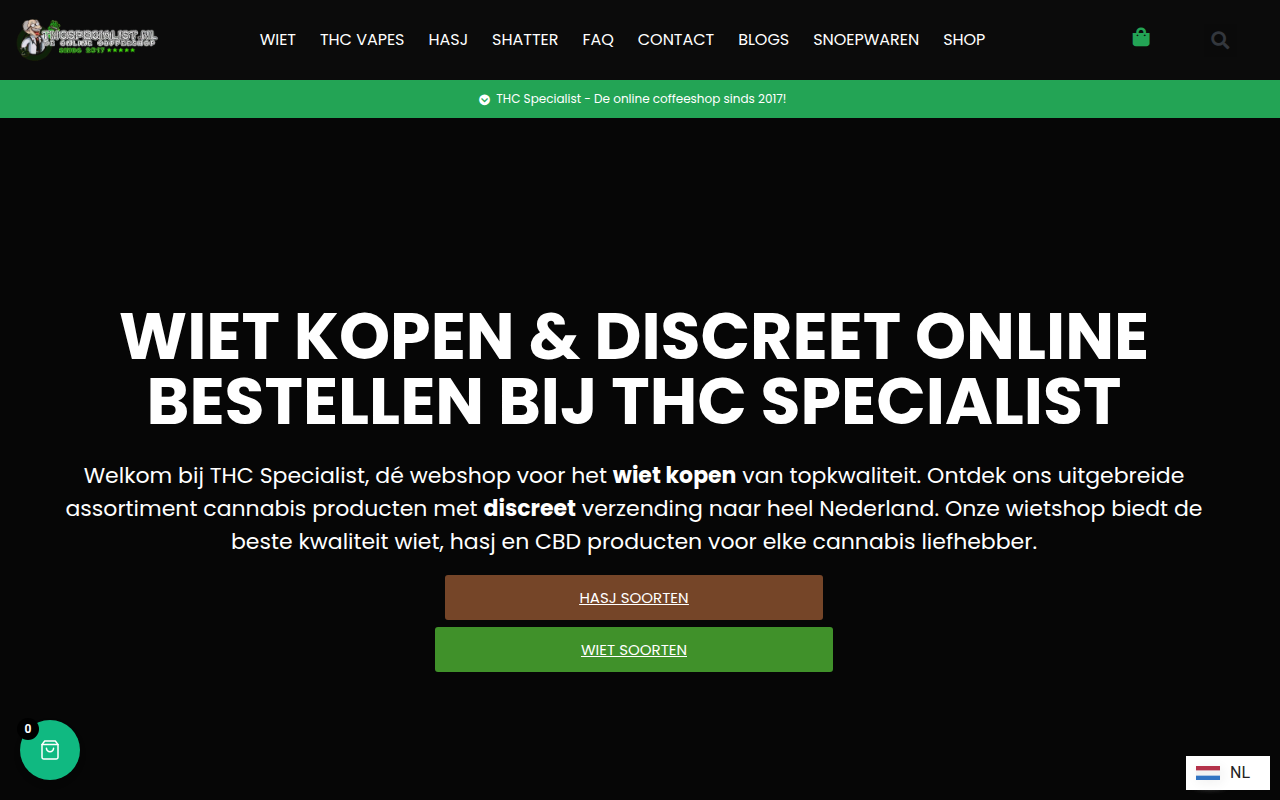 Screenshot van thc-specialist.nl
